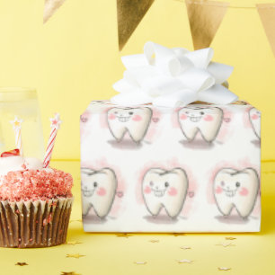 Papel De Presente Dente Feliz