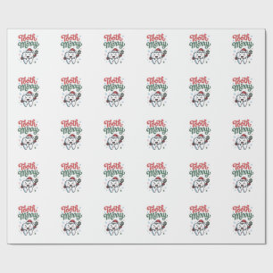 Papel De Presente Dente Seja Alegre Dentista Natal Xmas