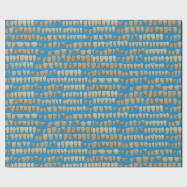 Papel De Presente Dentes Rotativos Dentista Dentista Dentista Dentis (Barra)