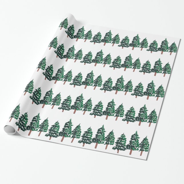 PAPEL DE PRESENTE DENTRO DA FLORESTA (Desenrolado)