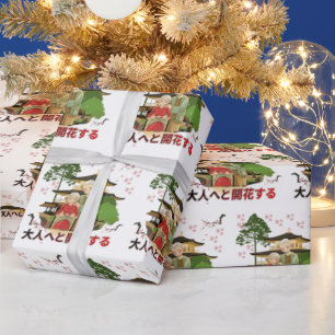 Papel De Presente Desabrochar na idade adulta