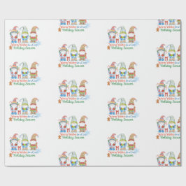 Papel De Presente Desejos caprichosos para uma temporada de férias a