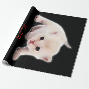 Papel De Presente Desenhar De Mão Engraçado Burmilla Cat Pai Japã