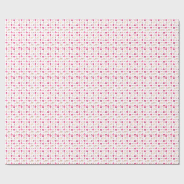 Papel De Presente Desenho  (Aberto)