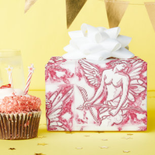 Papel De Presente Desenho Cupido