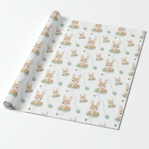 Papel De Presente Desenho da Mão Coalhada da Aquarela