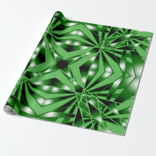 Papel De Presente Desenho da Perspectiva Preenchida com Gradiente de