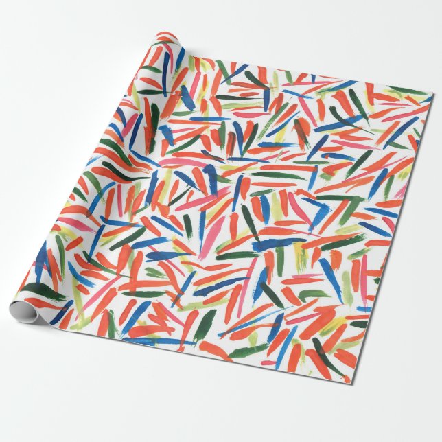Papel De Presente desenho de abstrato (Desenrolado)