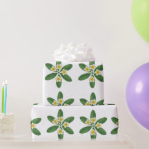 Desenho de Bordado de Frangipani Botânico