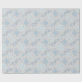 Papel De Presente Desenho de floco de neve de Hanukkah de inverno de