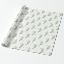Papel De Presente Desenho de Tomilho