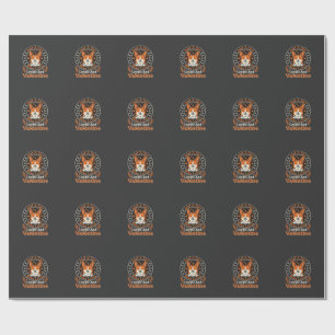 Papel De Presente Desenho do Dia dos Namorados de Corgis para Menina