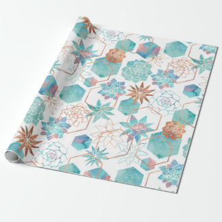 Papel De Presente Deserto de Cobre Rustado