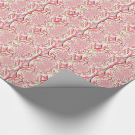 Papel De Presente Design abstrato de burst vermelho e verde