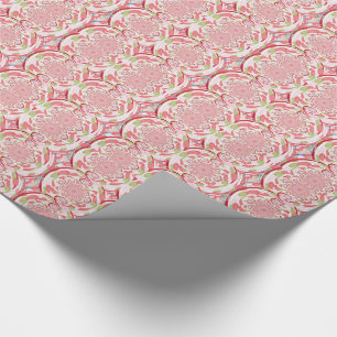 Papel De Presente Design abstrato de burst vermelho e verde