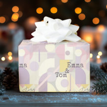 Design abstrato minimalista com cores pastel