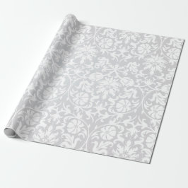 Papel De Presente Design branco floral bonito do casamento tema