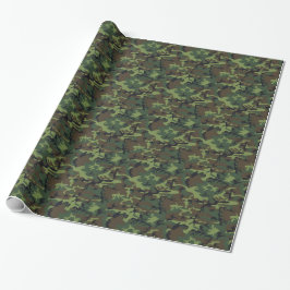 Papel De Presente Design da camuflagem