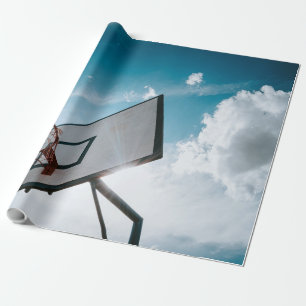 Papel De Presente Design de basquete bonito