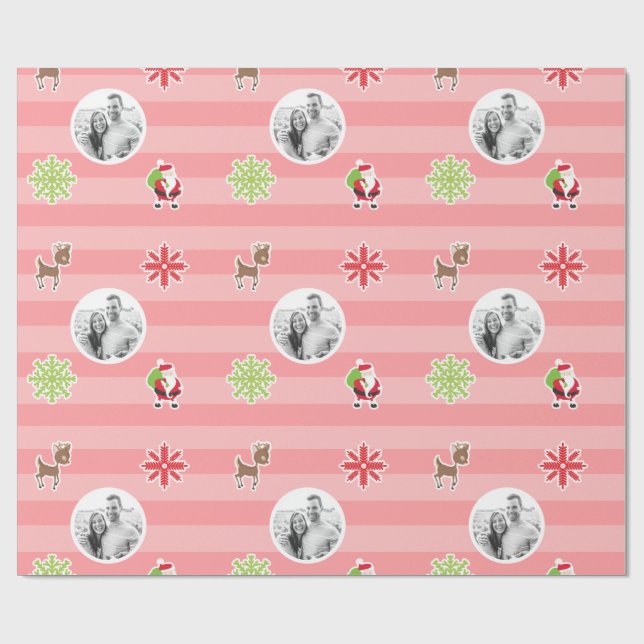 Papel De Presente Design de caráter vermelho claro personalizado do (Aberto)