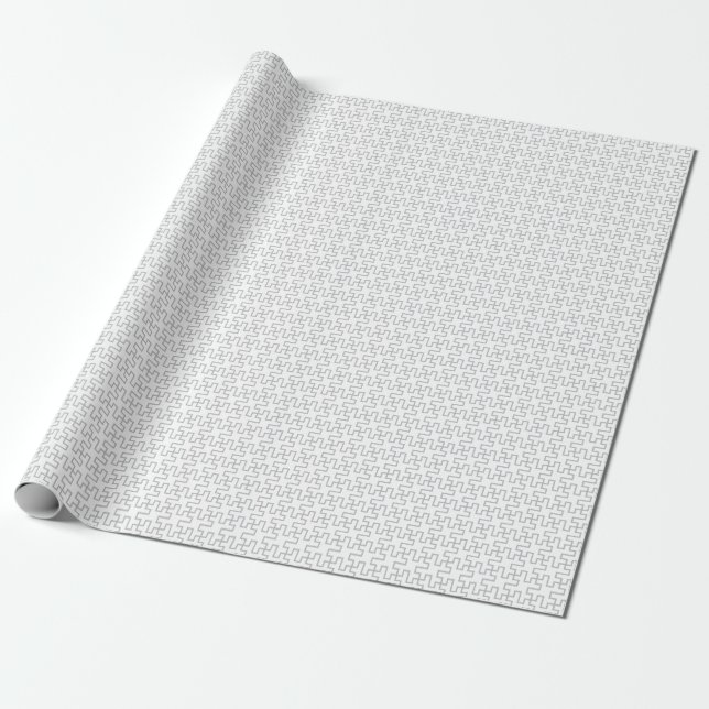 Papel De Presente Design de chão Abstrato geométrico (Desenrolado)