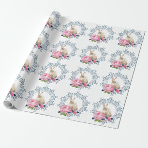 Papel De Presente design de coelho da Páscoa