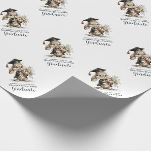 Papel De Presente Design de coelho de formatura de jardim de infânci