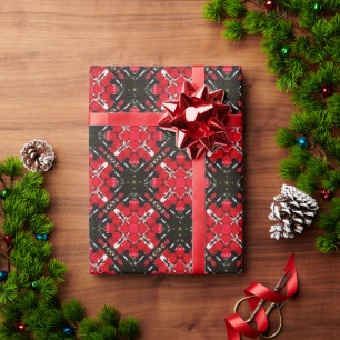 Papel De Presente Design de diamante escocês MVB