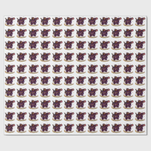 Papel De Presente Design de Dice de Warlock