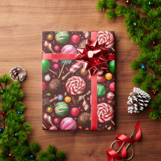 Papel De Presente design de doce adorável