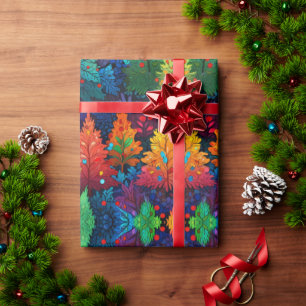 Papel De Presente Design de embrulho de Natal festivo