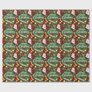 Papel De Presente Design de Férias de Natal de Tênis