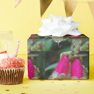 Papel De Presente Design de Flor Leopardo