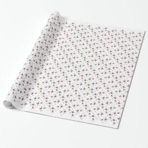 Papel De Presente Design de História de Greyhound Italiano