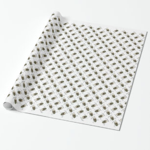 Papel De Presente Design de História de Spinone Italiano