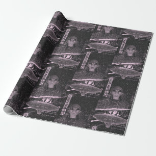 Papel De Presente Design de OVNI
