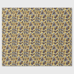 Papel De Presente Design de padrão clássico de tendência multicolora