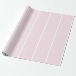 Papel De Presente Design de padrão de listra vertical em cor suave