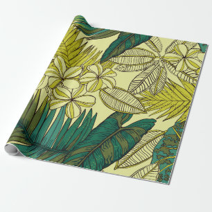 Papel De Presente Design de padrão trópico venenoso. Legal wallpap