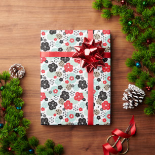 Papel De Presente Design de padrões japoneses bonitos