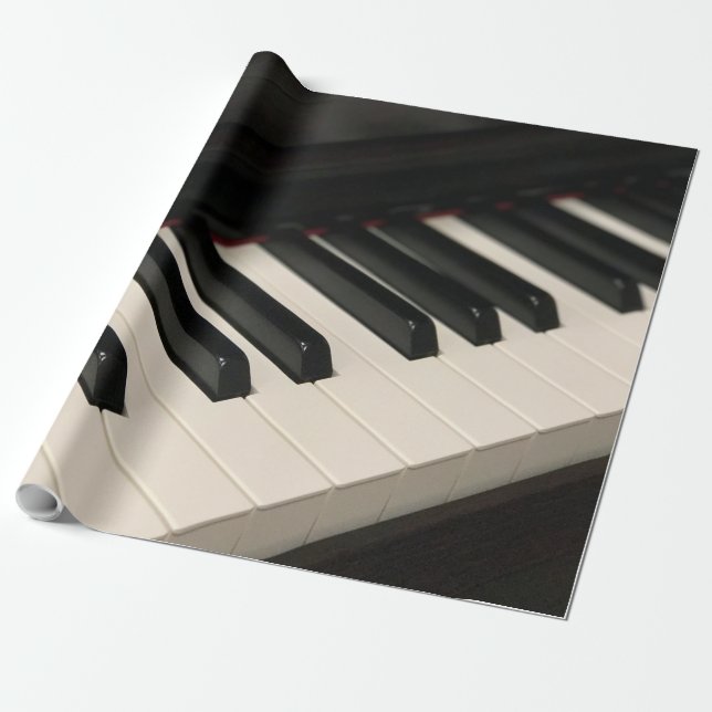 Papel De Presente Design de Piano legal (Desenrolado)