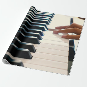 Papel De Presente Design de Piano legal