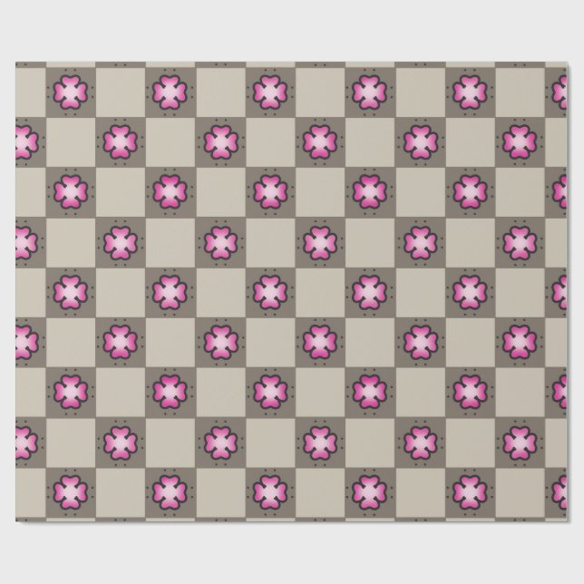 Papel De Presente Design de retrorreflectores sem costura" (Aberto)