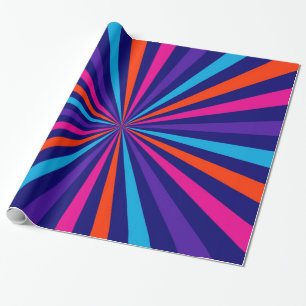 Papel De Presente Design de roda giratória colorida de ruptura sola