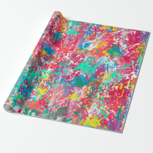 Papel De Presente design de tecido de ilustração digital abstrato se