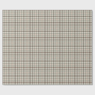 Papel De Presente Design de Xadrez Escocês Clássico e Suave