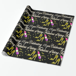 Papel De Presente DESIGN DIVA Dourado 16 E FABULOSO
