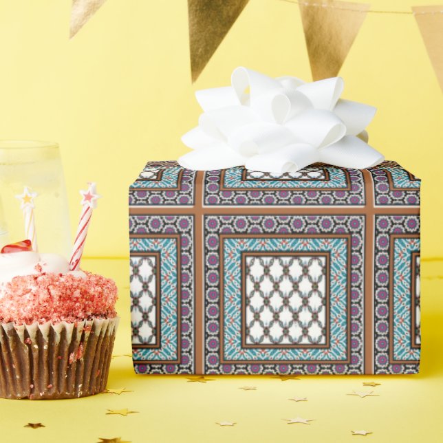 Papel De Presente Design do Orgulho 2 Mexicano (Festa de aniversário)