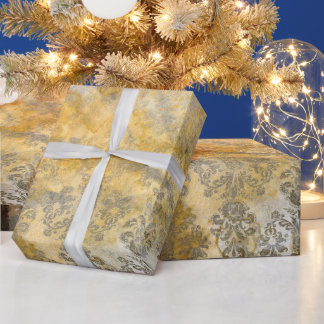 Papel De Presente Design elegante dourado texturizado para todos os