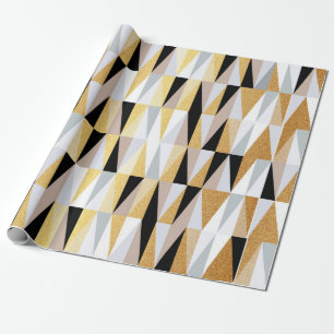 Papel De Presente design escandinava triângulo uniforme vin